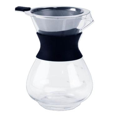 Imagem de Cafeteira de Vidro Não Elétrica com Coador 400ml - UnyHome