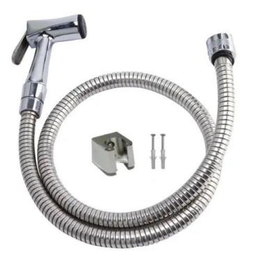 Imagem de Ducha Higiênica Metal Gatilho Mangueira 1,20 Mt Sem Registro 11462 - I