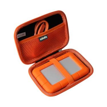 Imagem de Adada Capa rígida de viagem para disco rígido externo LaCie Rugged Mini 2TB/1TB/3TB/5TB portátil