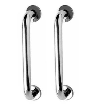 Imagem de Alça Apoio Inox Barra Kit 2 Uni 60cm Banheiro Deficiente Idoso Cadeira