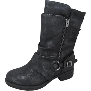 Imagem de Jellypop Bota feminina Keto cano médio, Preto, 7 Wide