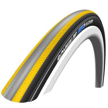 Imagem de SCHWALBE Blizzard HS 363 Racing Bicycle Pneu (700 x 23, silica dobrável, amarelo)