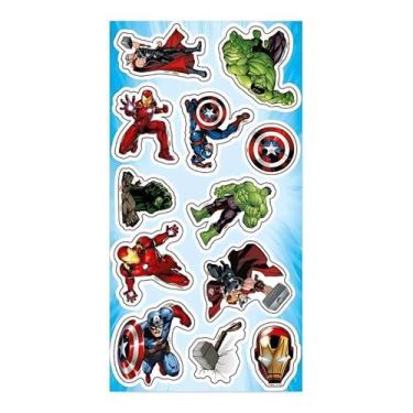 Imagem de Adesivo Decorativo Avengers Vingadores - 12 Unidades - Regina