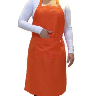 Imagem de Avental de Frente com bolso Oxford - Bazar Neves, Laranja