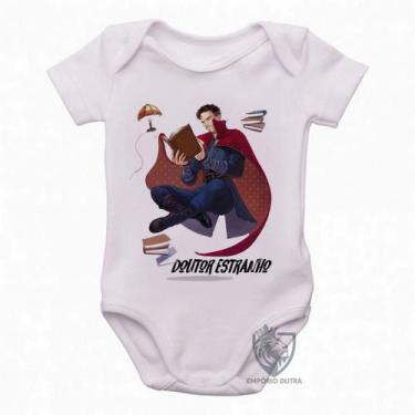 Imagem de body nenê criança roupa bebê  Dr Estranho voando - Empório Dutra, M   