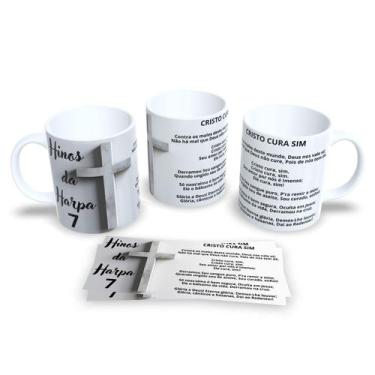 Imagem de Caneca de Porcelana Personalizadas Hinos da Harpa Cristã  - Estampa Su