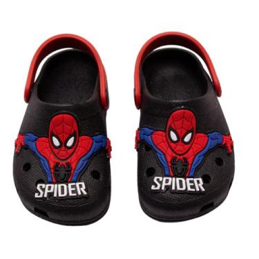 Imagem de Babuche Infantil Menino Croks infantil Menino Spider Man - RAE, 21/22