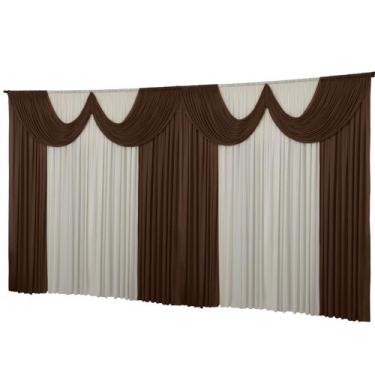 Imagem de Cortina Para Igreja 6 Metros Tecido Poliéster Premium Decora - Dennis 