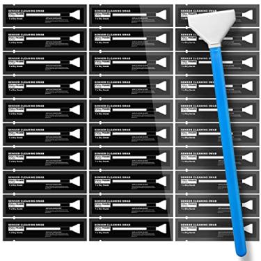 Imagem de AAWipes Cotonetes de limpeza de sensor para sensor de quadro completo de DDR24 DSLR ou SLR (pacote com 30 de 24 mm) (HCS-24-30)