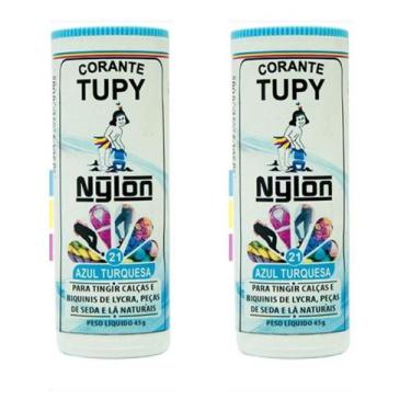 Imagem de 03 Corante Tupy P/ Tingir Nylon, Lã, Seda, Biquinis, Turquesa