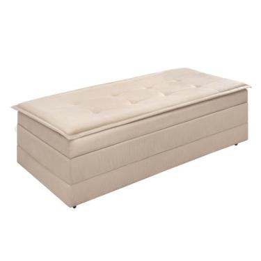 Imagem de Recamier Com Rodinha Estofado Com Espuma D23 que Vira Cama para Quarto