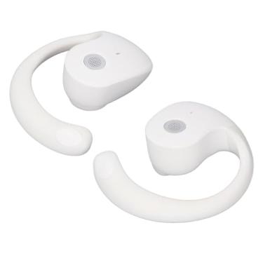 Imagem de Fones de Ouvido de Tradução Em Tempo Real AI, Fones de Ouvido para Tradutor de Idiomas, Design Ergonômico de Gancho de Ouvido, Fones de Ouvido de Tradução Abertos (Branco)