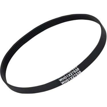 Imagem de Correia de acionamento da arruela WH01X27538 atualizada serve para GE, substituição de máquina de lavar roupa Hotpoint, substitui AP6328256, PS12299369, 4587903, 290D1101P005,55 cm de comprimento, 5