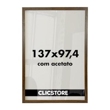 Imagem de Moldura Panorâmica 97,4x137,2 cm Quebra Cabeça Puzzle 4000 peças com Acetato Decoração Personalizada Parede Sala (Tabaco)