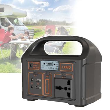 Imagem de KKSOUFX 24000mah EstaçãO De Energia PortáTil 100w 76.8wh,Bateria De Reserva,Fonte De AlimentaçãO MóVel FáCil De Transportar,Carregamento Dc+Ac,Luz Led Externa,Display Digital Em Tempo Real