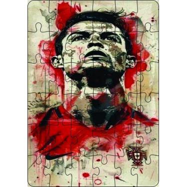 Imagem de Quebra-Cabeça Jogo Infantil CR7 36 Peças MDF 18x26 - Brothers Mineiros