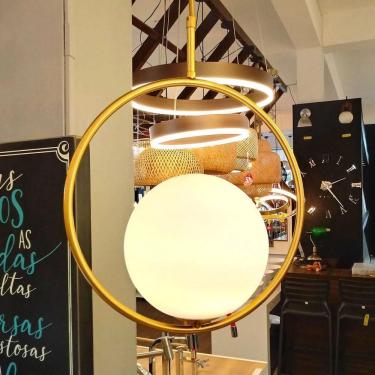 Imagem de Pendente Blumenau Dubai Globo Medio 1lamp G9 89211130