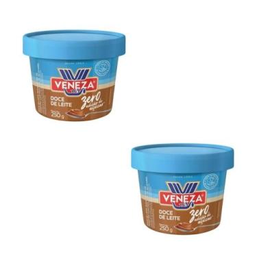 Imagem de Kit 2 Doce De Leite Veneza Zero Adição De Açúcar 250gr
