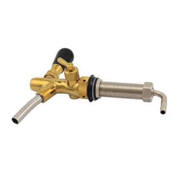 Imagem de Fabricação caseira de cerveja Draft Beer Faucet with 100mm Long Shank Gold Bronze Chrome Plating Home Brew Kegerator Bar Bridge Wine Beer Dispenser Spout Tap Acessórios para vinho(Gold)