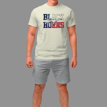 Imagem de Camisetas Básica Masculina Moda Country Manga Curta - Rodliwes, Off wh