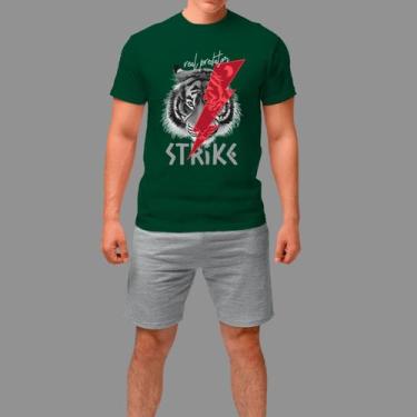 Imagem de Camisetas 100% Algodão Casual Manga Curta Gola Redonda - Rodliwes, Ver