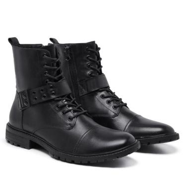 Imagem de Linha Bota Garagem Masculina - Lecas, Preto fosco, 42