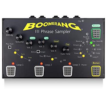Imagem de Boomerang Looper Guitar Looper Pedal BOOMERANG III - Open Box - Run 4 Separate Loops - Multi Effects Loop Pedal Station - Electric Guitar, Bass, Keyboard, DJ - Fits Small Guitar Pedal Board - Pro L