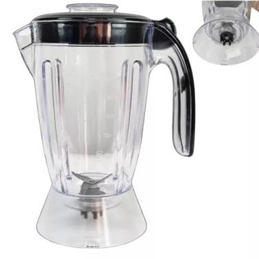 Imagem de Copo de Liquidificador Compatível Mondial Eletronic Inox Filter Premium L-66 700w 850w 900w