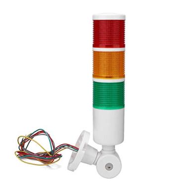 Imagem de Alarme de 24V Luz de Cautela 3 Cores Com Buzz Som de Som CNC Machine Tool Luz de Aviso Industrial Com Alarmes Função de Campainha