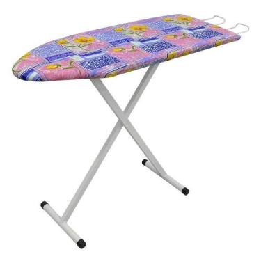 Imagem de Tábua Mesa de Passar Roupas Dobrável Açomix Anna Bella, Branco