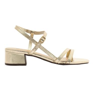 Imagem de Sandália Anacapri Salto Bloco Médio Ivory