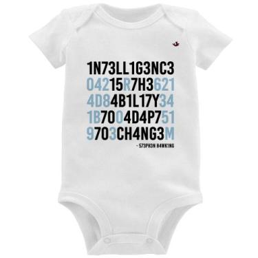 Imagem de Body Bebê Adapt to change - Foca na Moda, Branco, G