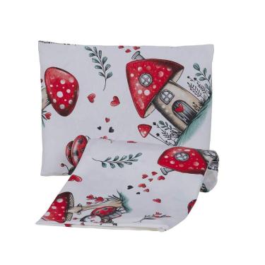 Imagem de Jogo De Lençol Fantasy Infantil Solteiro 02 Peças Malha 100% Algodão - Joaninha