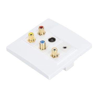 Imagem de Placa de Parede Av, Placa de Parede Multimídia, Painel de Parede Av Tipo F de 3.5mm Tv9.5 3 para Tv Set Top Box Rádio de Cabo Coaxial