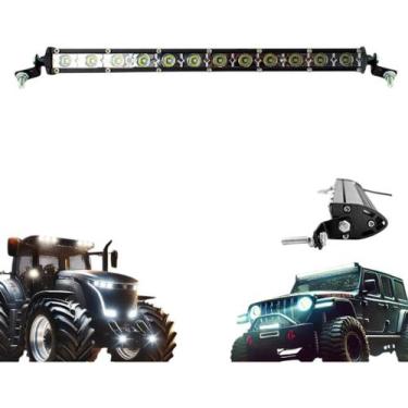 Imagem de Farol Barra De Led 36w 34cm Trator Camionete Off Road 4x4 - BRIWAX