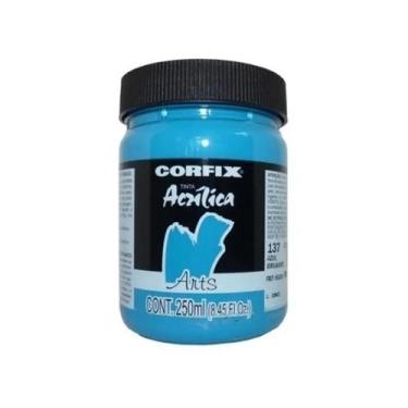 Imagem de Tinta Acrílica G1 Arts 137 Azul Brilhante 250ml Corfix, 137 - AZUL BRI