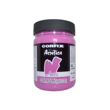 Imagem de Tinta Acrílica G1 Arts 061 Laca Rosa 250ml Corfix, 061 - LACA ROSA