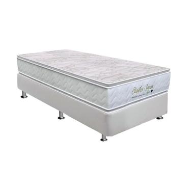 Imagem de Cama Box Solteiro: Colchão Molas Ensacadas Orthoflex Starflex Dream + Base White(88X188)