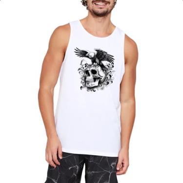 Imagem de Camiseta Regata Aguia Pousada na Caveira - Alearts, GG