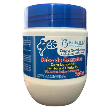 Imagem de Creme Sebo de Carneiro Lanolina com Cânfora e Uréia 240g - Bio Instint