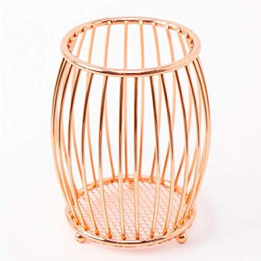 Imagem de Nordic Creative Makeup Brush Pen Holder Pencil Barrel Study Office Desktop Storage Supplies Multifuncional Organizador de caixa de armazenamento (Cor: A) (A) super conveniente (A) (B)