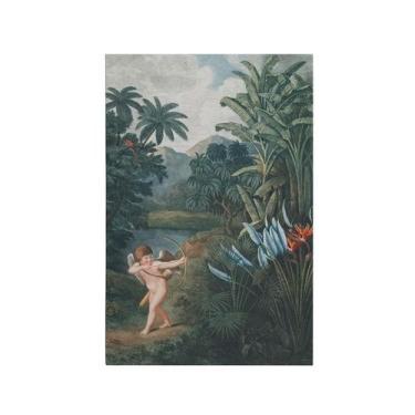 Imagem de Quadro Decorativo Canvas Cupido Floresta Flecha Pintura Sala - DELIQUA