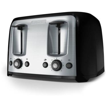 Imagem de Torradeira BLACK+DECKER 4 Fatias, Fendas Ampla, 7 Níveis de Tostagem, 1400W, Função Congelados e Bagel, Controle de Tostagem, Elevação