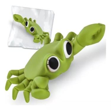 Imagem de Brinquedo Banho Siri Caranguejo Mordedor Infantil Criança - Puff Toys,