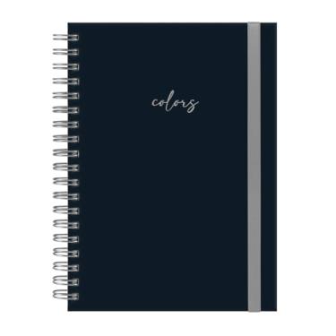 Imagem de Caderno Colegial Plus Solid Colors Grafite 10 Matérias