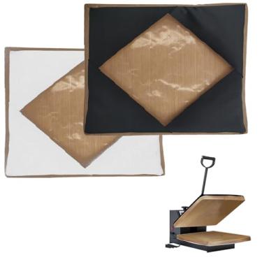 Imagem de VCHOMY Capa Protetora Para Prensa Térmica, Versão Atualizada, Protetor De Teflon Antiaderente E Resistente Ao Calor Proteger A Placa Da Máquina Térmica Sublimação Contra Resíduos, Tintas Adesivos (P