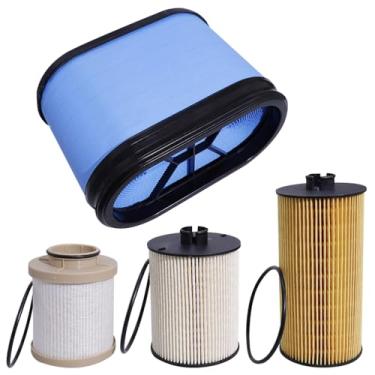 Imagem de AULDAY Kit De Filtro Fl2016 Fd4617 Fa1886 Compatível Com Motor F250 F350 F450 F550 Super Duty 2008-2010 6.4L V8 Powerstroke Substitui 8C3Z9N184C 3C3Z-6731-Aa 1840752C91 7C3Z-9601-B P613522 A55697 8C