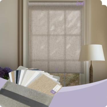 Imagem de Graywind Persianas motorizadas para portas de janelas (amostras de tecido)