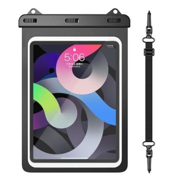 Imagem de Ynaize Capa impermeável universal para iPad 11 polegadas A16 Pad Pro 10,5 novo iPad 9,7 2017/2018 iPad Air 4/3 11 polegadas 2022/2020 iPad Galaxy Tab S10/S8/S7, tablet Android de até 11,5 polegadas