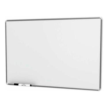 Imagem de Lousa Quadro Branco Moldura De Alumínio 40x30cm Lousinha - Stalo